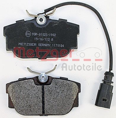 METZGER 1170184 Bremsbelagsatz, Scheibenbremse